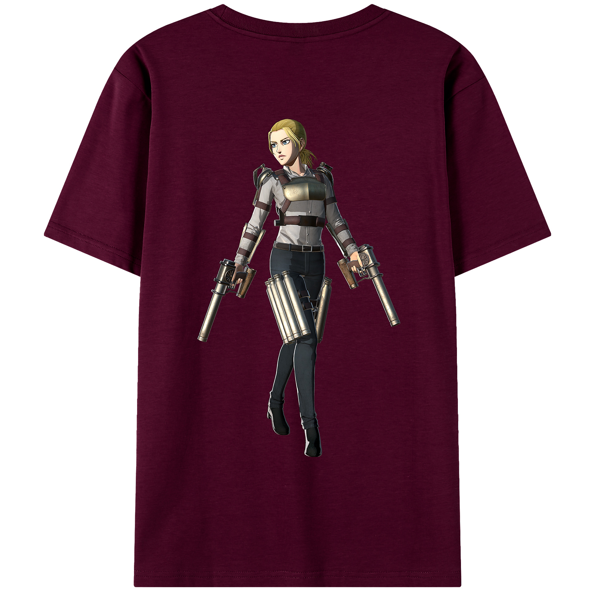 （画像用） 進撃の巨人 Attack on Titan レディース半袖Tシャツ(バックプリント)